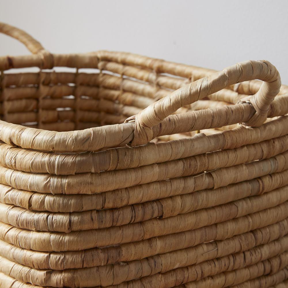 Woven Seagrass Baskets West Elm UK